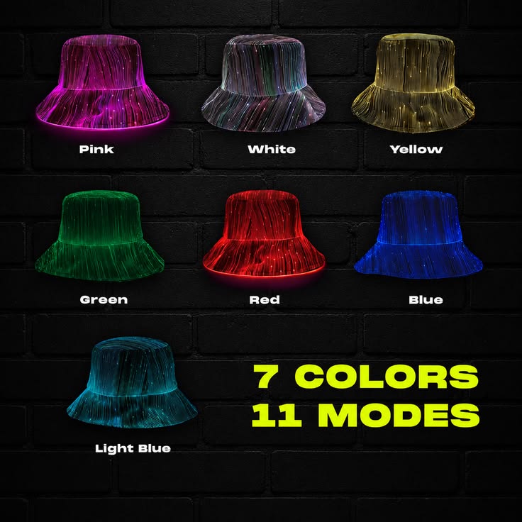 Luminous LED Bucket Hat
